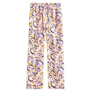J. CREW | Pull-on Silk Pant in Paisley Swirl